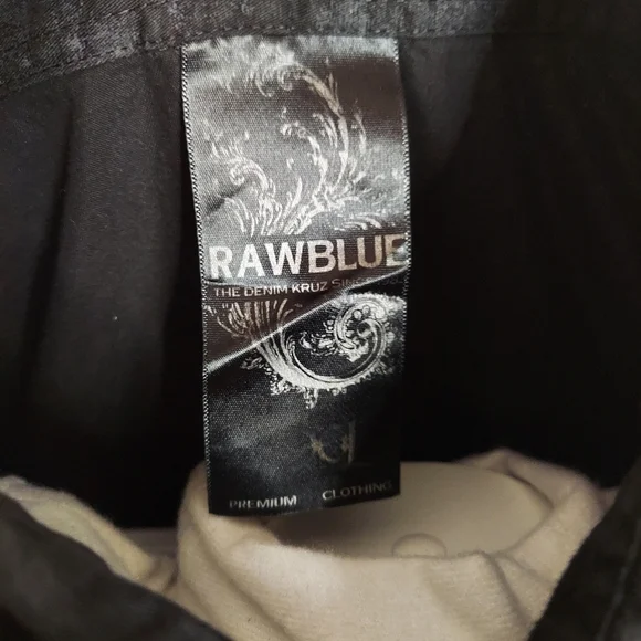 Raw Blue Division Graphic Button Down - Picture 9 of 10